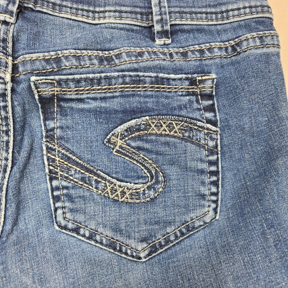 Silver Jeans Co Elyse Straight Leg Medium Wash Denim Jeans Women's W30 L32 - Picture 3 of 11